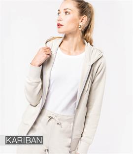 Kariban Ladies Eco Friendly Full Zip Hoodie